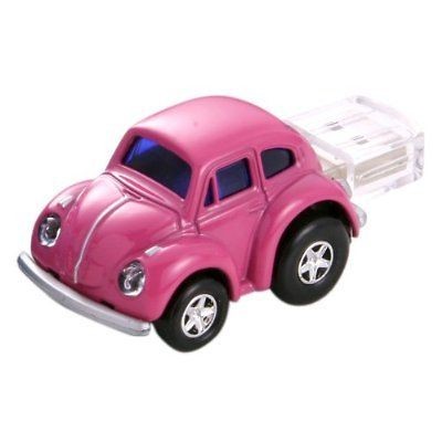 VW Beetle Car USB Memory Stick Flash Pen Drive 2Gb   Pink