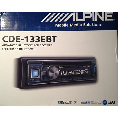 NEW Alpine CDE 133EBT Bluetooth CD  Car Stereo Audio Player