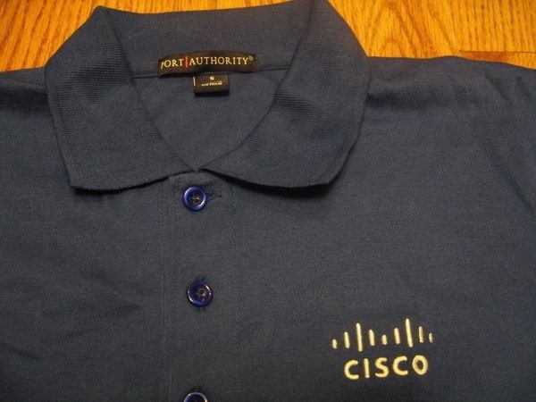 cisco polo shirt