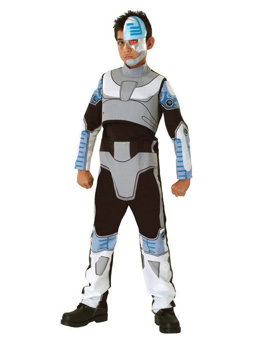 TEEN TITANS CYBORG Jumpsuit & Mask Child Costume C174