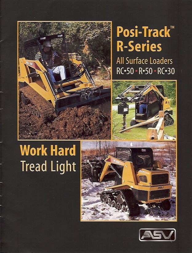 Equipment Brochure   ASV   RC 50 R50 RC 30 All Surface Loader   2002 