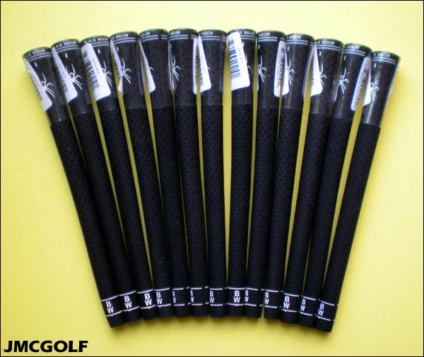 BRAND NEW 13 BLACK WIDOW TOUR SILK GOLF GRIPS   BLACK