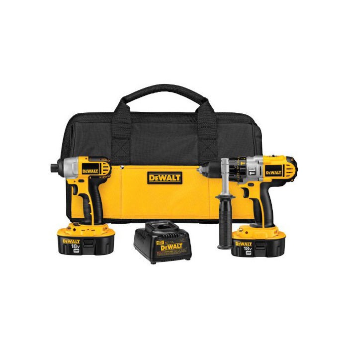 DeWALT DCK255XR Factory Reconditioned DCK255X 18V Hammerdrill/Impact 