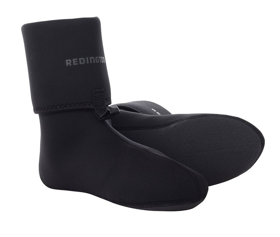 Redington Wet Wading Socks Gravel Guard Quick Drain Sole No Waders 