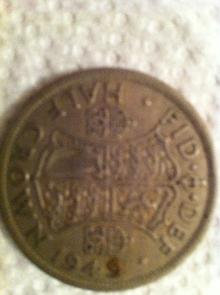 GEORGE V1 HALF CROWN COIN (2/6)   VARIOUS YEARS