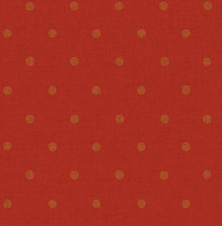 CHINESE RED / ASIAN W/ GOLD CIRCLES WALLPAPER WF31301