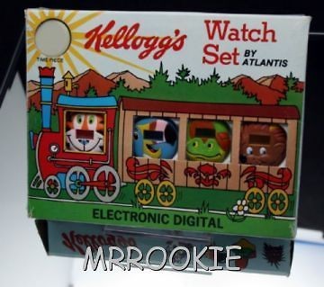 Kelloggs Digital 4 Watches Tony Digem Toucan Sam NEW