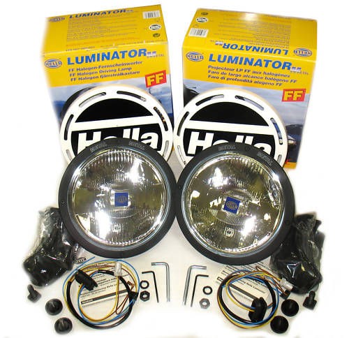 HELLA RALLYE 4000 LUMINATOR METAL FF DRIVING LAMPS