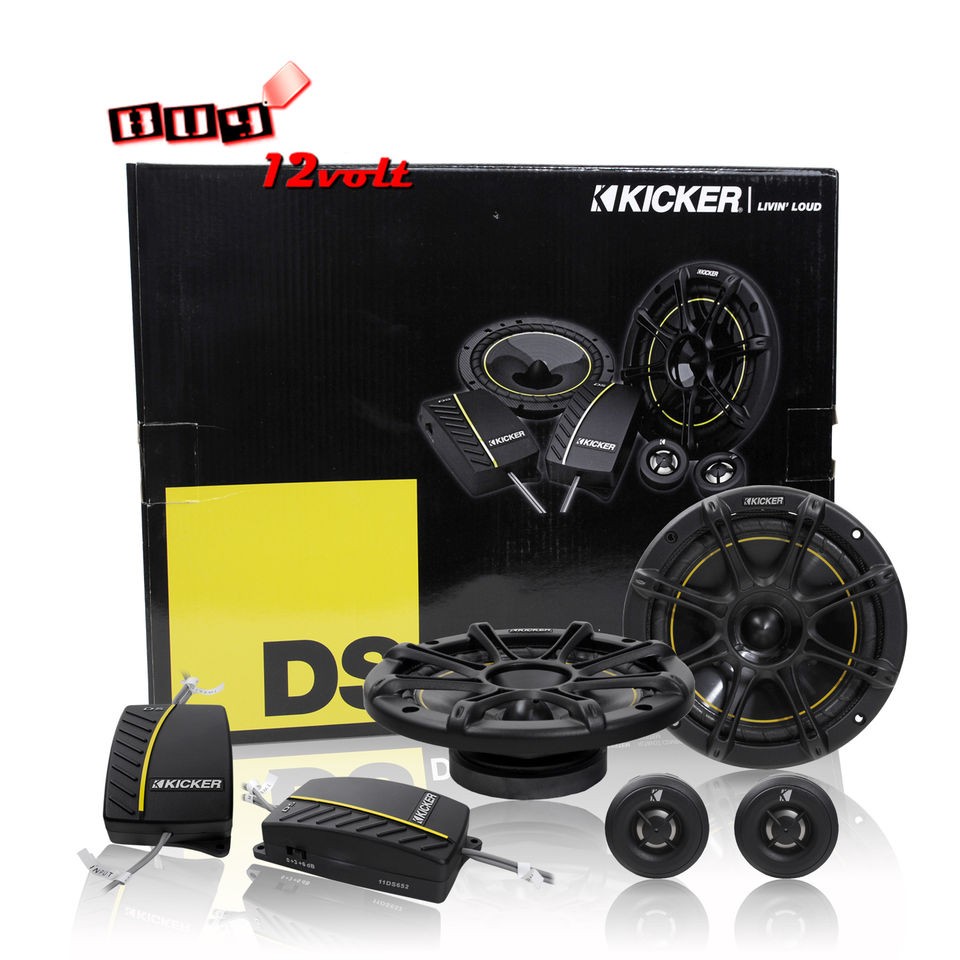 Kicker DS65.2 6 3/4(Oversiz​ed 6 1/2) DS Series 2 way Component 