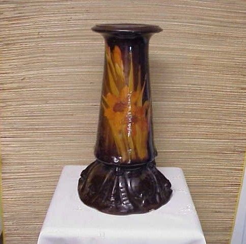 Weller Louwelsa ART POTTERY Plant Stand Pedestal for Jardiniere Arts 