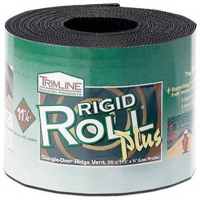 Trimline 20 Feet Rigid Roll Plus Shingle Over Ridge Vent Storm Stop 