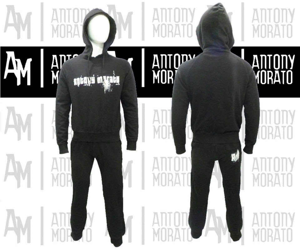 NEW MENS ANTONY MORATO DESIGNER BLACK/NERO TRACKSUIT ALL SIZES SALE