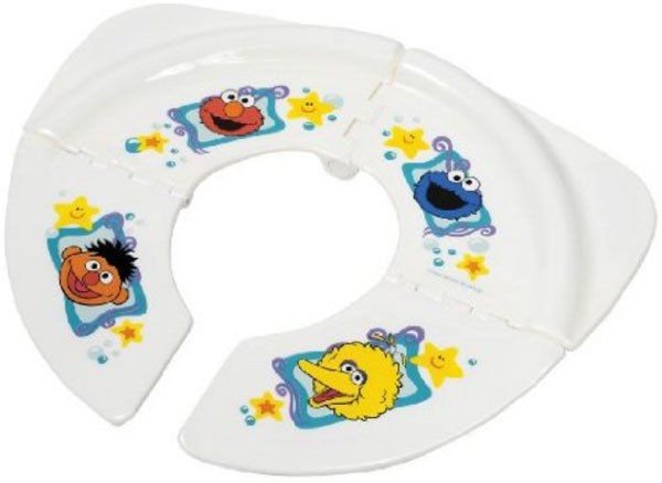 Sesame Street Portable Folding Potty Training Seat Kids