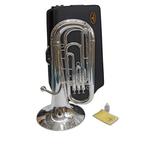   BE1077 Performance Series 1000 Silver Tuba w/ Case + Accessories NEW