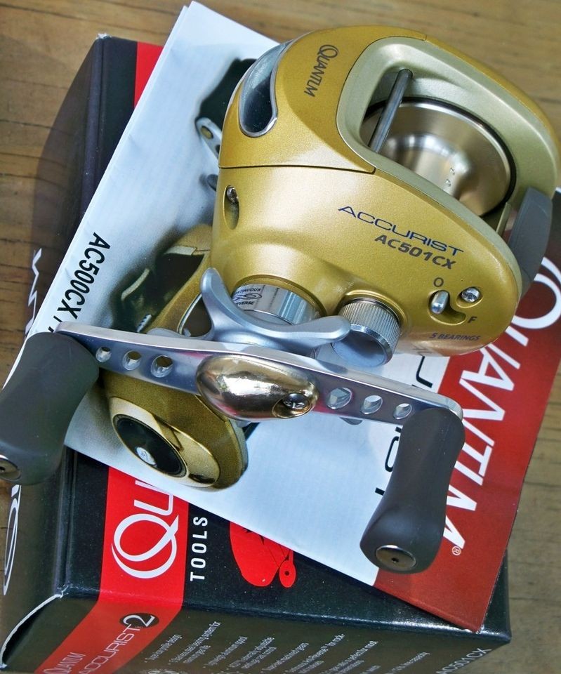 Quantum Accurist 2 AC501CX Baitcast Reel LEFT   BRAND NEW