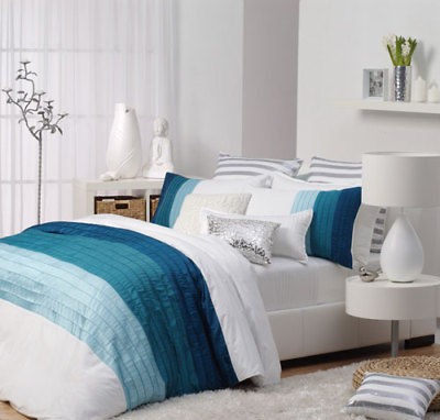 aqua bedding in Bedding