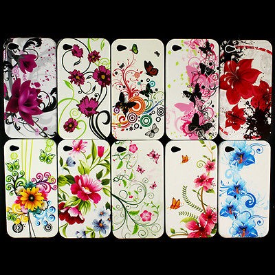 10pcs Cute Back Cover Skin case for Iphone 4 4th 4G 4S, CA7