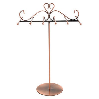 New Popular Necklace Jewelry Display Stand Rack Holder Bronze T 012