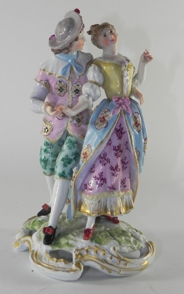 SAMSON PORCELAIN FIGURE GROUP OF DANCERS C1890