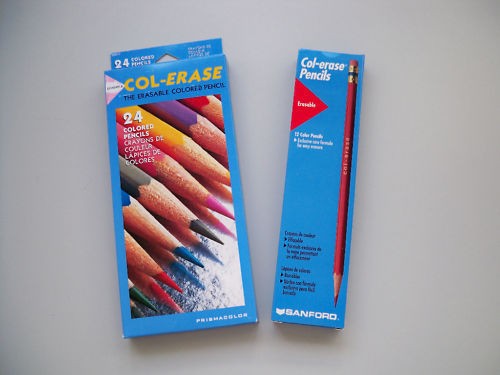 COL ERASE PENCIL Box/12 FULL RANGE OF COLOURS AVAILABLE