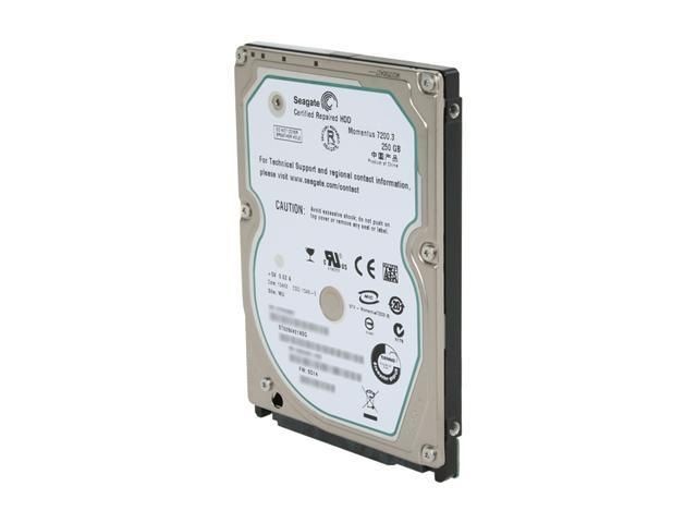 Seagate ST9250421ASG 250GB 7200 RPM 2.5 SATA 3.0Gb/s Internal 