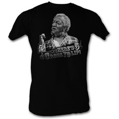 Sanford and Son Big Dummy 5 Cross Yo Lip TV Adult X Large T Shirt