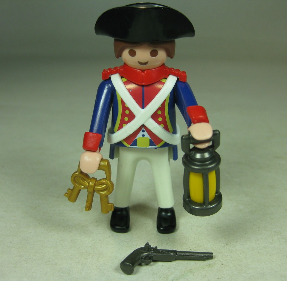 Playmobil Royal Harbor Jailor Figure 5775 w/ Keys Lantern Flintlock on ...