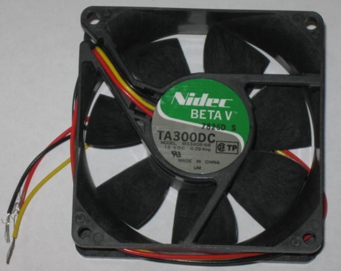 Nidec TA300DC M33406 68 NEW FAN MOTOR 43 CFM 12VDC