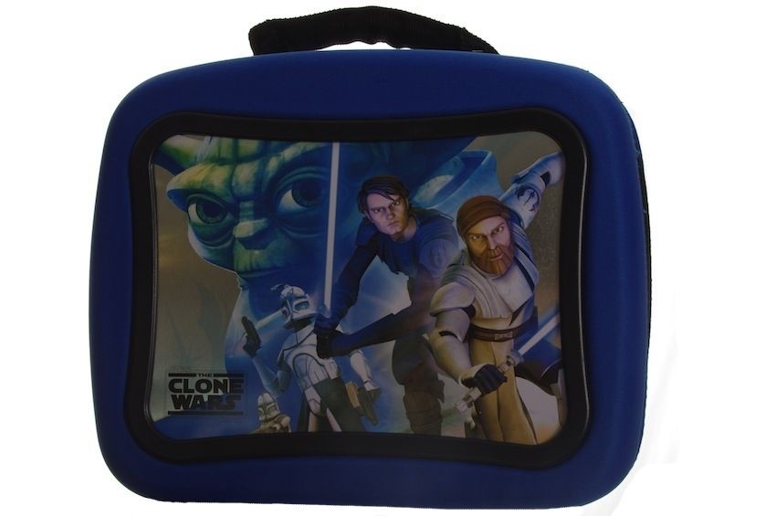 Star Wars Clone Boys Insulated Kit Lunch Box Bag Hard Shell Thermos 