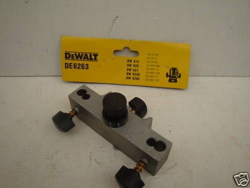 DEWALT DE6263 ROUTER SIDE FENCE HOLDER + WING BOLTS & SPRINGS