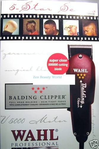 NEW 5  STAR WAHL BALDING CLIPPER   8110