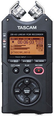 Tascam DR 40 Handheld 4 Track Portable Recorder   New   International 