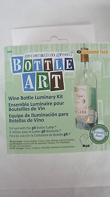 BOTTLE ART KIT LUMINARY BY DIAMOND TECH TO GO WITH THEIR G 2 BOTTLE 