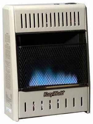 Kozy World GWD104 10000 Btu Dual Fuel Vent Free Gas Wall Mount Heater