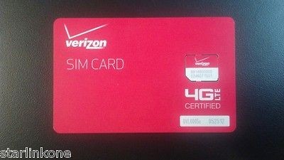 Verizon Wireless Micro 4G LTE SIM Card 3FF for Samsung Stellar 