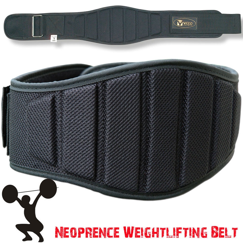 Neoprene Weight Lifting Belt Gym Fitness Extra Wide Back Support Color 