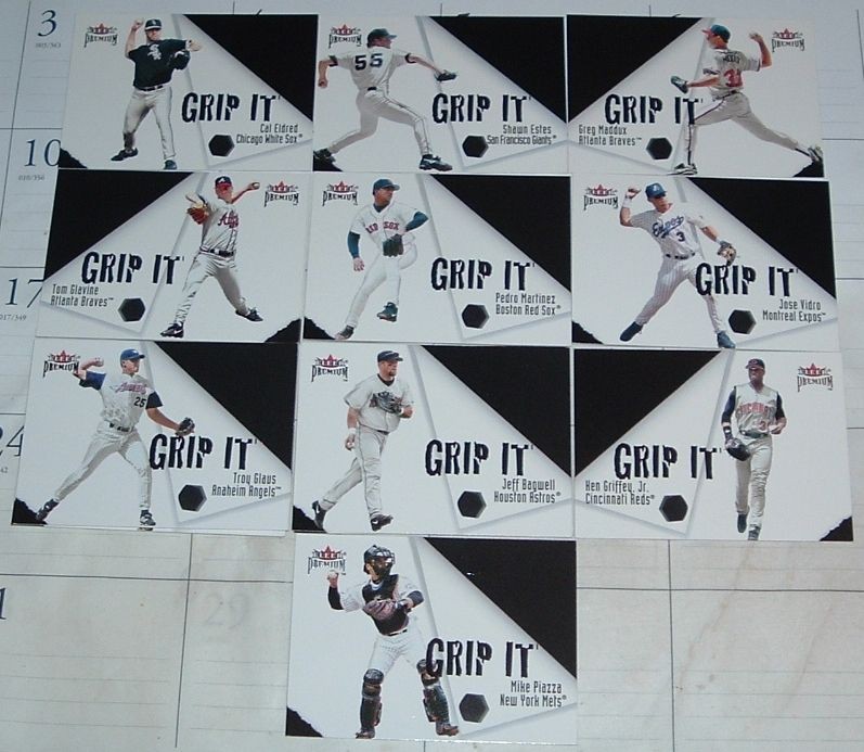 Various 2001 Premium Grip It Rip It Insert Cards @ (Various Prices)