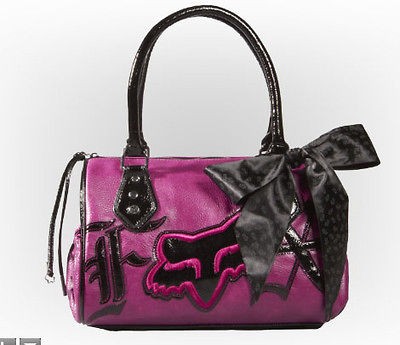 Fox Racing 57542 Girls Born Free Duffle Bag Purse Grape