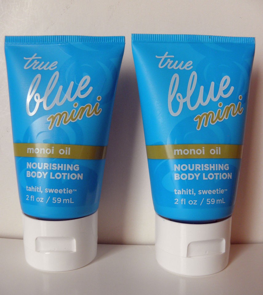 Bath & Body Works True Blue Mini Tahiti Sweetie Body Lotion With Monoi 