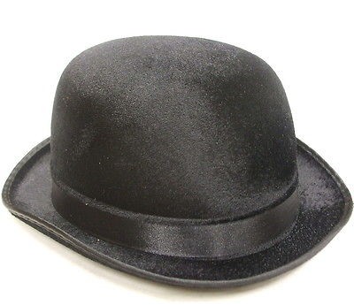 Newly listed 20s 1920s Fancy Dress Bowler Hat Velour Clockwork Orange 