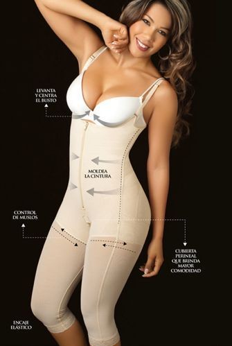 Colombian Capri Full Body Shaper Girdle, Post Partum, Faja Colombiana 