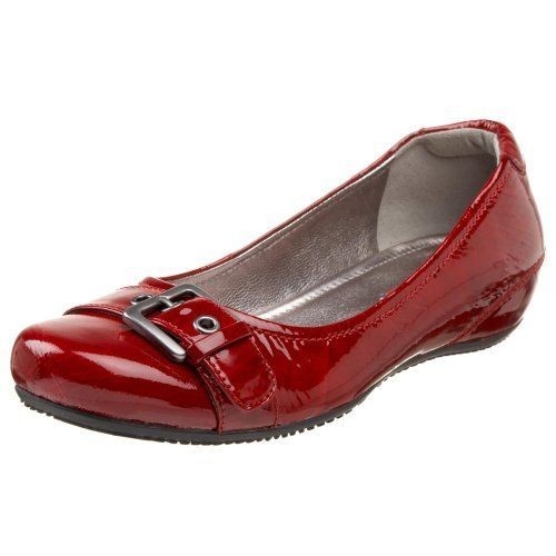 Ecco Patent Leather Ballet Flats BOUILLON Size 5 5.5 36EU, 11 11.5 US 