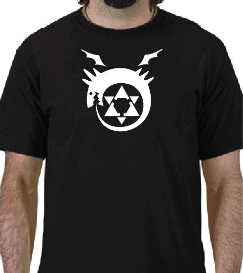 FULL METAL ALCHEMIST OUROBOROS Logo T shirt Anime Manga