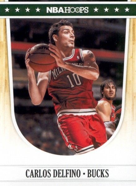 2011 12 Panini NBA Hoops #124 Carlos Delfino Milwaukee Bucks