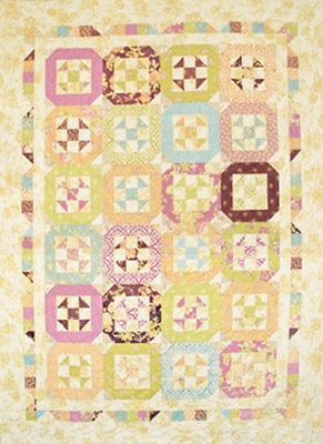   Quilt Pattern by Stitch Studios 58 x 78 Use Jelly Roll 2.5Strip