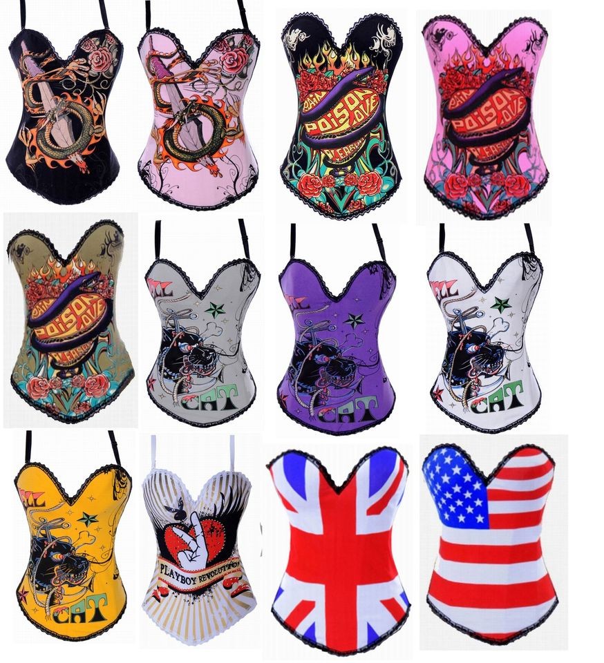 Fancy Corsets Basques Top Costumes Sets Halloween Lingerie 2269