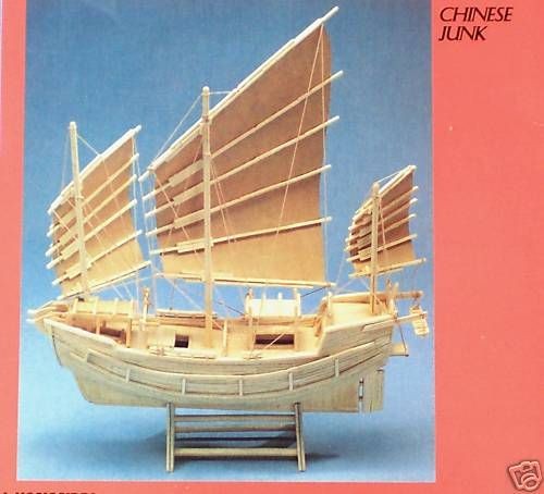 CHINESE JUNK MATCHSTICK MODEL CRAFT KIT, BRAND NEW