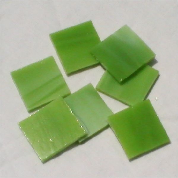 Spring Green Opal Mosaic Glass Tiles   Squares, Diamonds, Borders or 