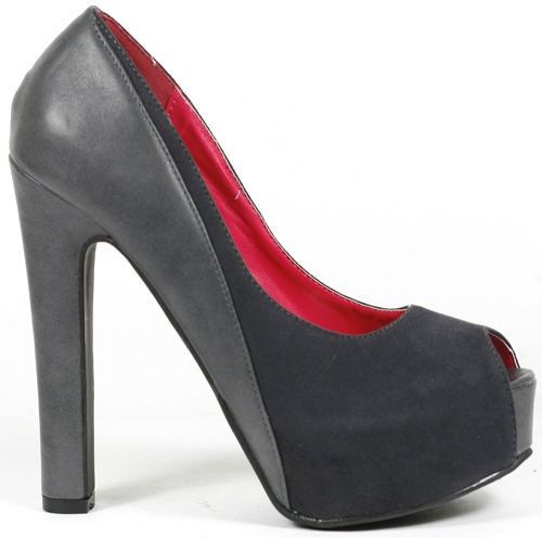 charcoal grey pumps