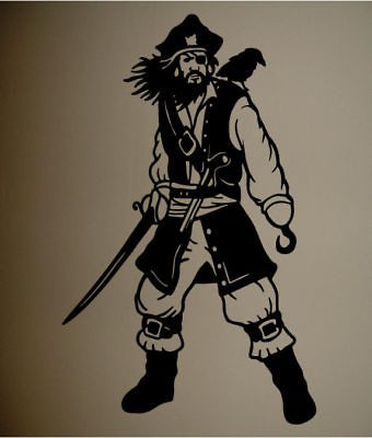 Big Pirate Kids Boys Room Wall Decal Decor